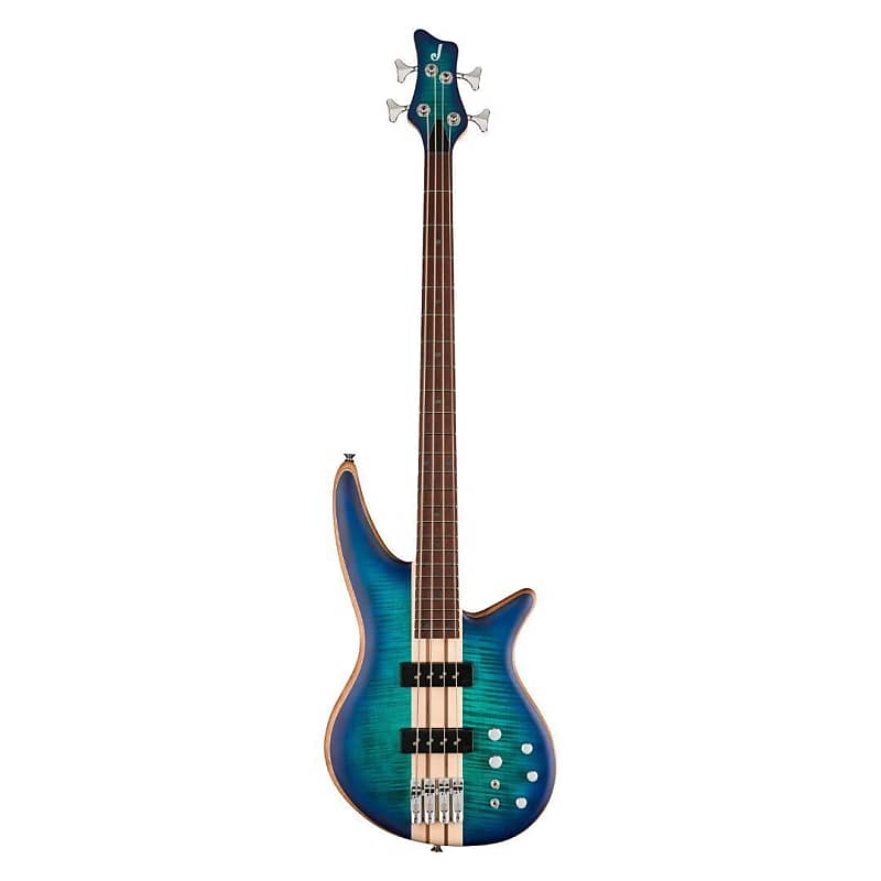 Jackson Pro Series Spectra Bass SBFM IV 4-String Right-Handed Bass Guitar with Multi-Laminated Body and Caramelized Jatoba Fingerboard (Chlorine Burst) image 1
