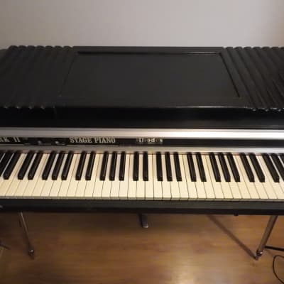 Rhodes Mark II Stage 73-Key Electric Piano 1979 - 1983 - Black Flat Top image 1