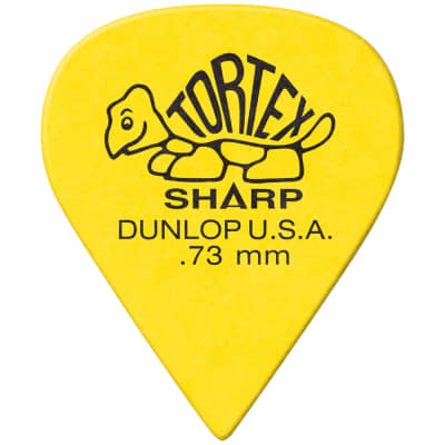 Dunlop Tortex Sharp Pick 12-Pack, 412P - .73 image 2