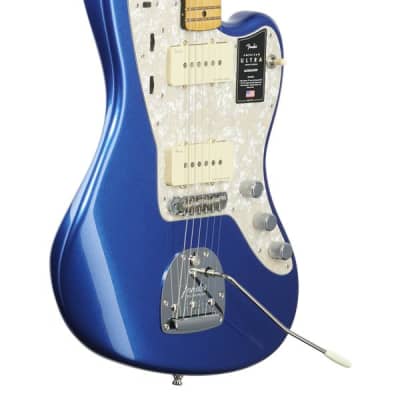Fender American Ultra Jazzmaster Maple Neck Cobra Blue with Case image 9