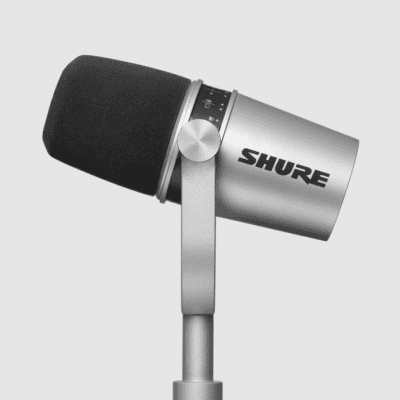 Shure MV7 Dynamic USB/XLR Podcast Microphone - Silver image 3