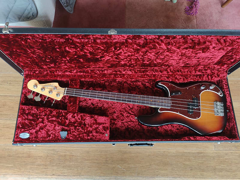 Fender Precision Bass '60 2021 - 3 color sunburst USA image 1