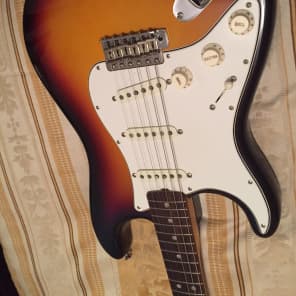 HENDRIX! Left Handed Fender American vintage series 1965 Stratocaster Three tone sunburst image 7