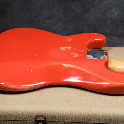 1964 Fender Precision Bass - Fiesta Red - OHSC image 13
