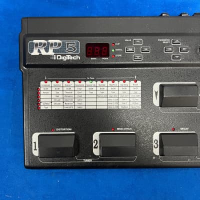 Used DigiTech RP5 Preamp Multi-Effects Processor Controller for Guitar Bass with AC Adapter for Parts or Repair image 3