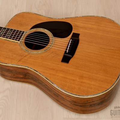 1978 K Yairi YW-1000 Vintage Dreadnought Acoustic Guitar w/ Case image 11