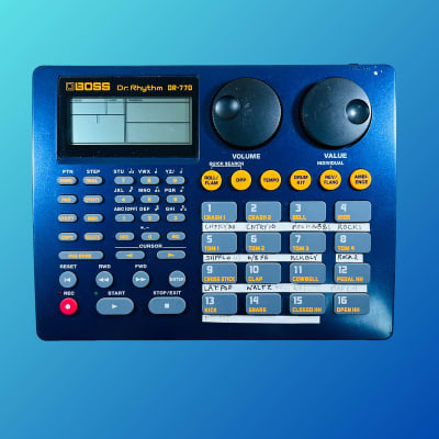 Boss DR-770 Dr. Rhythm 2000s Blue
