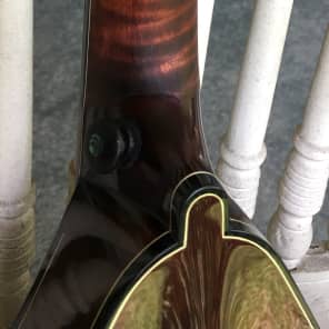 Mowry A-4 14-fret Hybrid Art Deco Wine ‘Burst Mandolin (2011) image 9