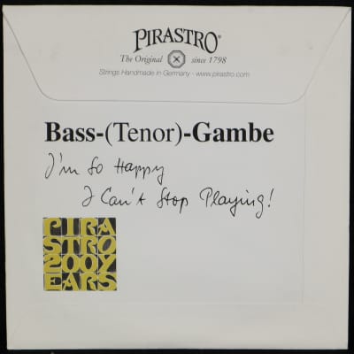 Pirastro Bass Tenor Gambe C4 Gut Aluminum Viola String image 2