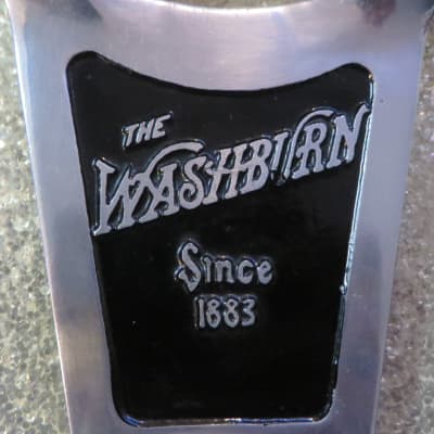 Washburn Washington J9 Hollow Body Electric Guitar w/ OHSC Super Rare Silver Sparkle Finish image 10
