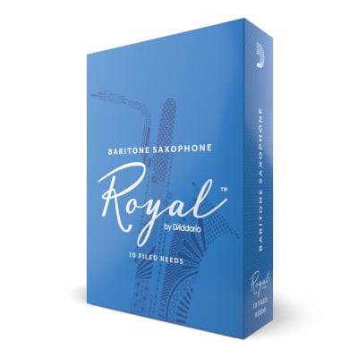 D'Addario Royal RLB1020 Baritone Saxophone Reed 10-Pack, Strength 2.0 image 5