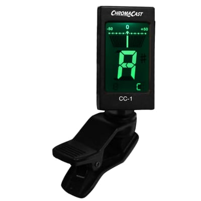 ChromaCast CC-1 Professional Clip-On Tuner for All Instruments (multi-key modes) - with Guitar, Ukulele, Violin, Bass & Chromatic Tuning Modes (also for Mandolin and Banjo) image 3