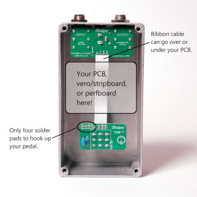 DIY Pedal Enclosure Kit - pre-drilled, top-mount jacks, all hardware included. Just add your PCB! image 2