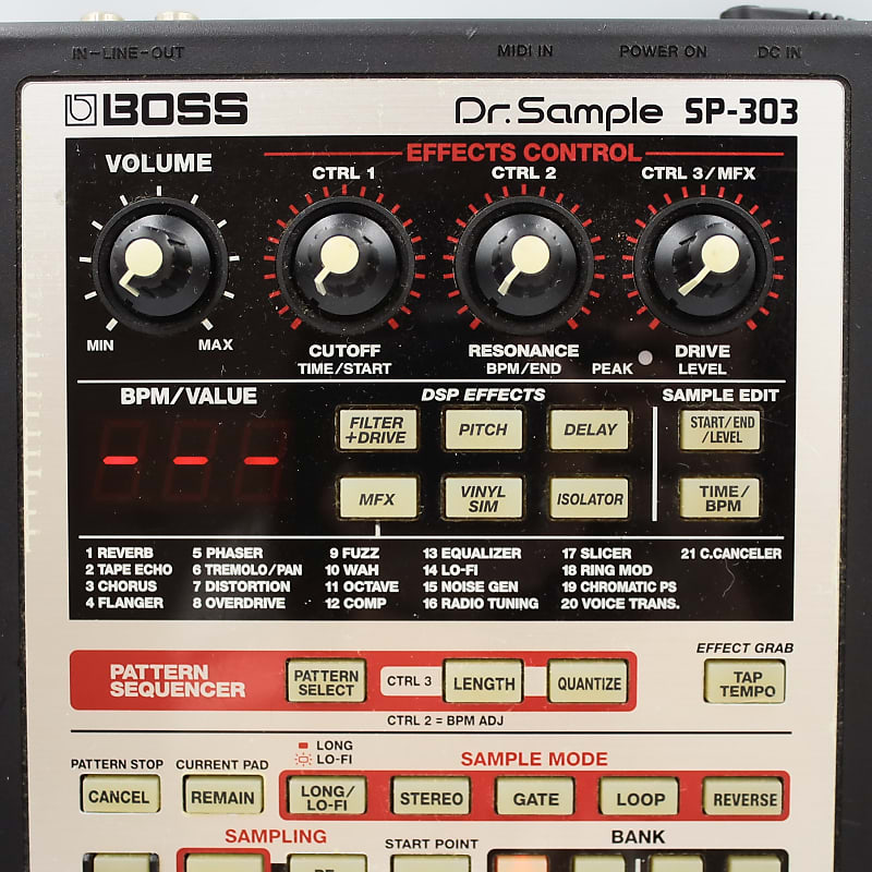 Boss SP-303 Dr. Sample | Reverb