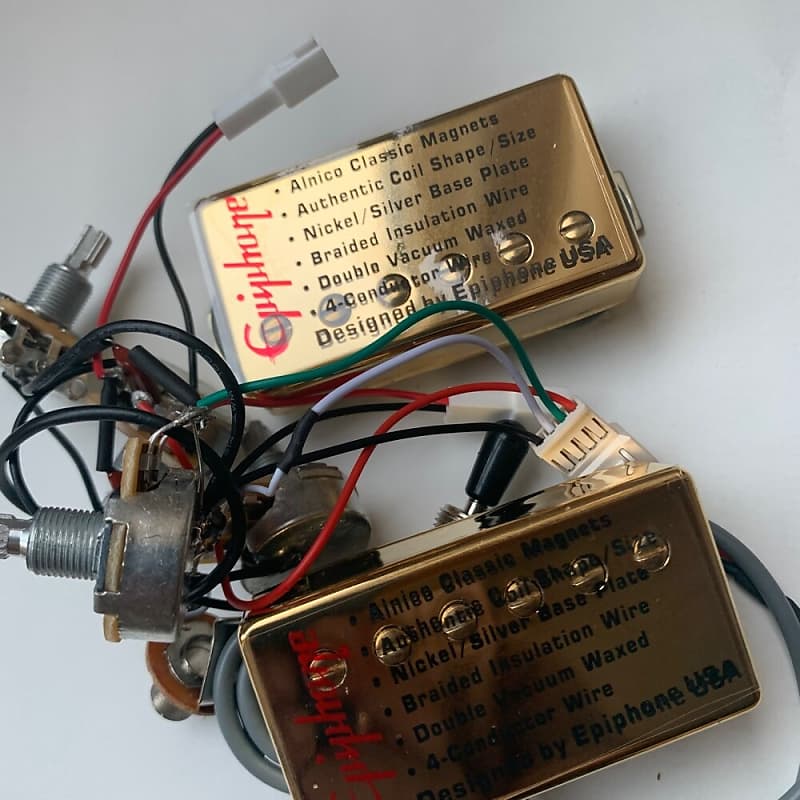 Gold Set Epiphone Humbucker Alnico Classic Pickups Reverb Canada