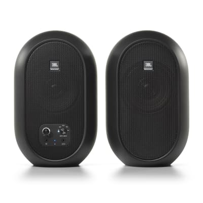 JBL One Series 104 4.5 inch Compact Powered Monitors with Bluetooth, Black image 1