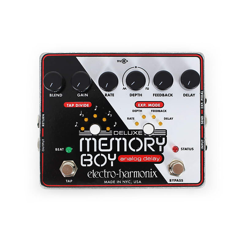 Electro-Harmonix EHX Deluxe Memory Boy Analog Delay Effects Pedal image 1