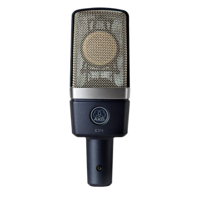 AKG C214 Studio Condenser Microphone Recording Mic w/Case & Shock Mount 20dB Pad image 2