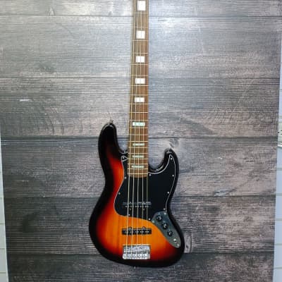 Squier Squier Affinity Series Jazz Bass V 5-String Electric Bass 3-Color Sunburst 5 String Bass Guitar (Springfield, NJ) image 1