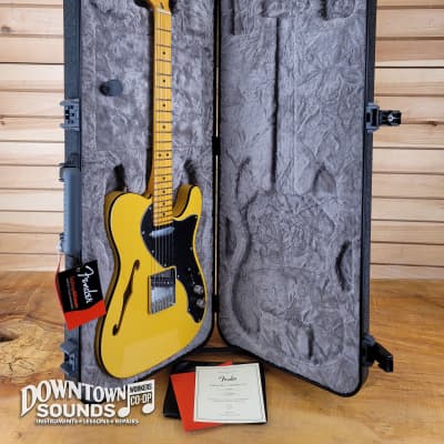 Fender Britt Daniel Tele Thinline - Amarillo Gold image 8
