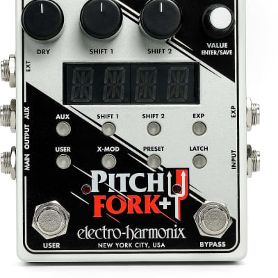 EHX Electro-Harmonix Pitch Fork + Plus Pitch Shifter Guitar Effects Pedal for sale