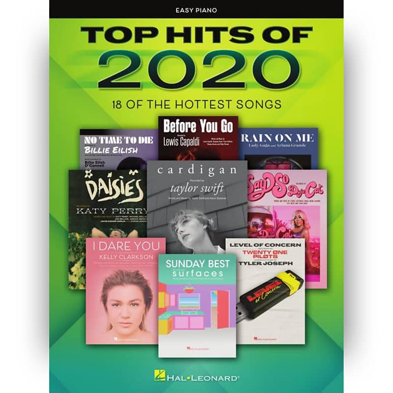 Hal Leonard Top Hits of 2020 – Easy Piano | Reverb