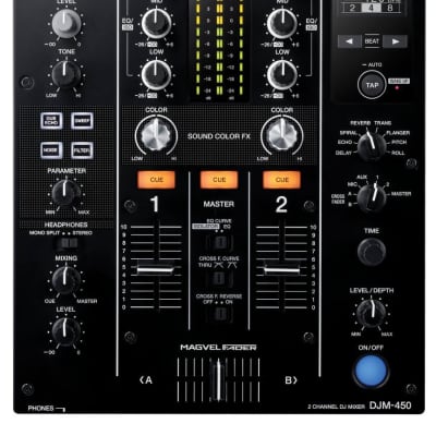 Pioneer DJM-350 2-Channel DJ Mixer With Effects | Reverb