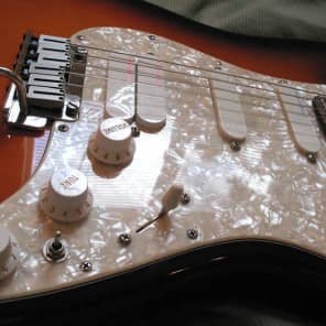 1991 Fender American Deluxe Stratocaster Plus (customized to Ultra) Sunburst (Pleked) image 1