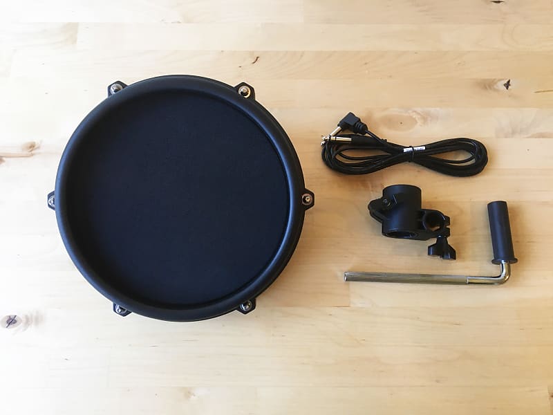 NEW Alesis Nitro 8 Inch SINGLE-ZONE Mesh Tom Pad Expansion- 8" Drum, Clamp, Cable - DMPad image 1