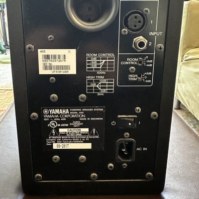 Yamaha HS5 5" Powered Studio Monitor (Pair) 2015 - Present - Black image 4