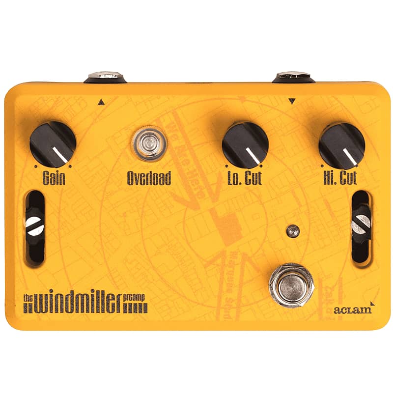 Aclam Guitars The Windmiller Preamp 2021 - Yellow image 1