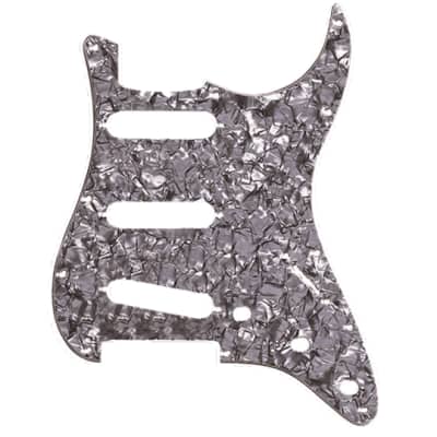 Fender 11-Hole Modern-Style Stratocaster S/S/S Pickguard Black Pearl for sale