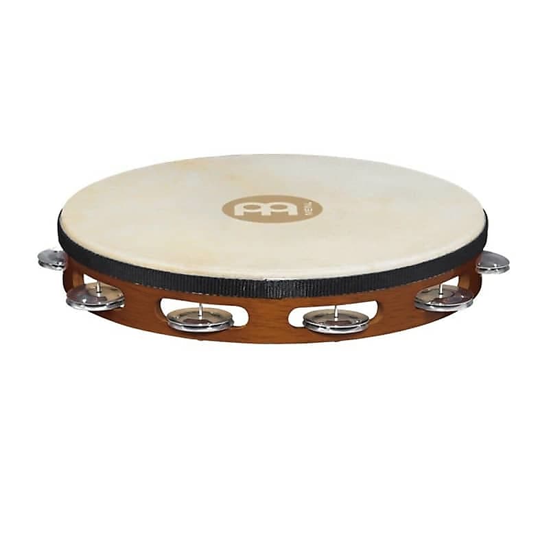 Meinl TAH1A-AB Traditional Goat-Skin Tambourine with Aluminum Jingles image 1