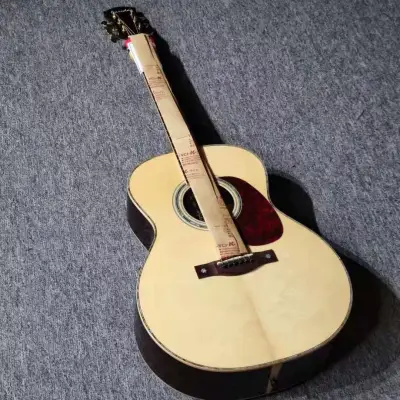 Farida R62 D62 Full Solid Acoustic Guitar with original hardcase image 10