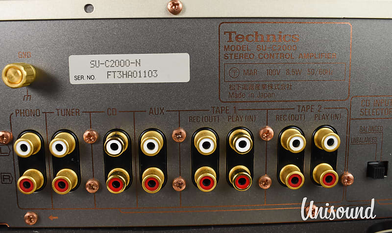 Technics SU-C2000 Pre & SE-A2000 Power Amplifier Set in Very Good