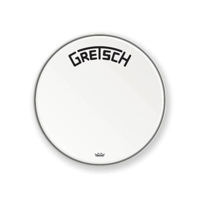 Gretsch GRDHCW20B Broadkaster Logo Coated Bass Drum Head - 20"