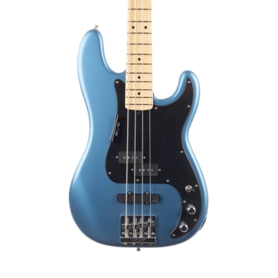 Used Fender American Performer Precison Bass Satin Lake Placid Blue 2019 image 1