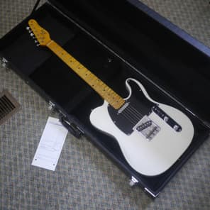 Indy Custom ICLE-TWT Tele Style Electric Guitar White image 14
