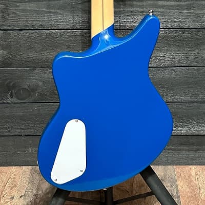 D'Angelico Deluxe Bedford SH Limited-Edition Prototype Semi-Hollow Electric Guitar Sapphire image 4