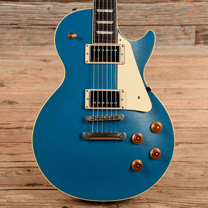 Epiphone Japan Les Paul Standard Blue Sparkle | Reverb