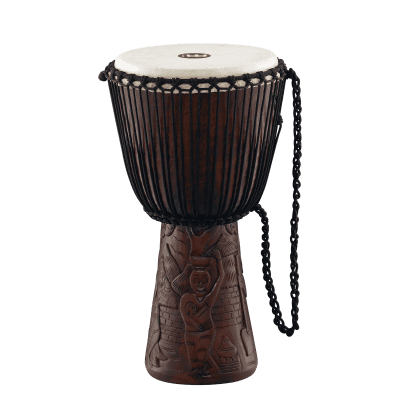 Meinl Percussion PROADJ2-L Professional 12" African Style Mahogany Djembe with Goat Skin Head image 1