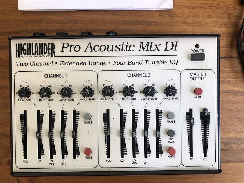 Highlander Pro Acoustic Mix DI (PAMDI)