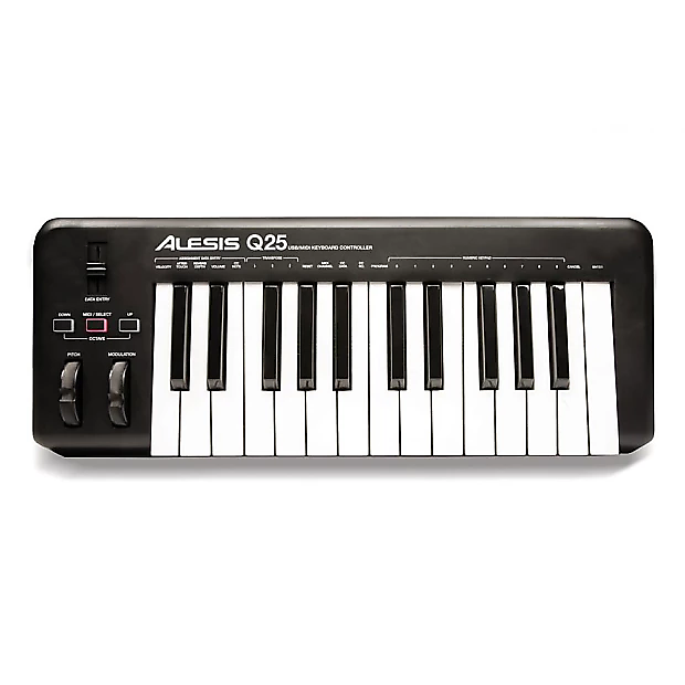 Alesis Q25 25-Key USB MIDI Controller Keyboard image 1