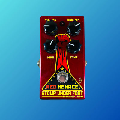 Reverb.com listing, price, conditions, and images for stomp-under-foot-red-menace