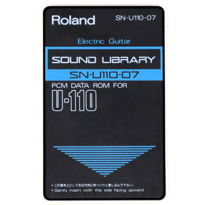 Roland SN-U110-07 Electric Guitar Sound Library PCM Data Rom Card For U-110