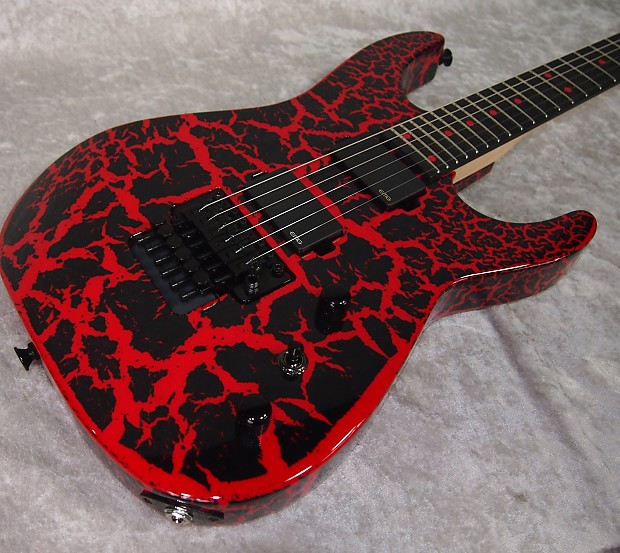 NEW! 2016 USA Charvel Dinky HH Custom Shop in Red Crackle