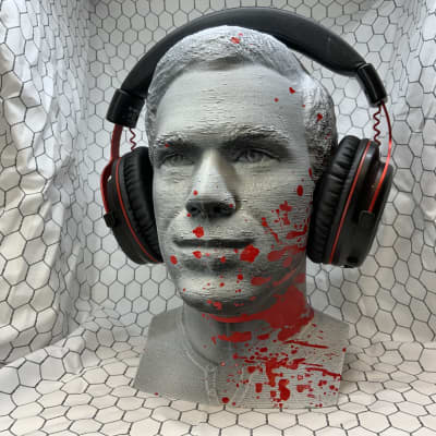 Dexter Headphone Stand! Michael C. Hall Gaming Headset Rack Holder. Holds Ear Protection Headsets! image 8