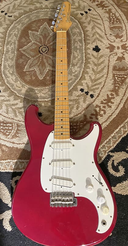 Ibanez Roadstar II Red 1983 Upgraded Fender Lace Sensor Pickups Japan.  Set up and ready to play! image 1