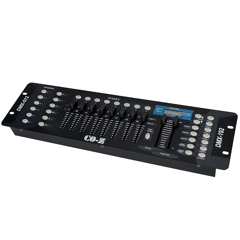 DMX 512 Controller - 12 Lights 16CH - Easy Set-up for DJs