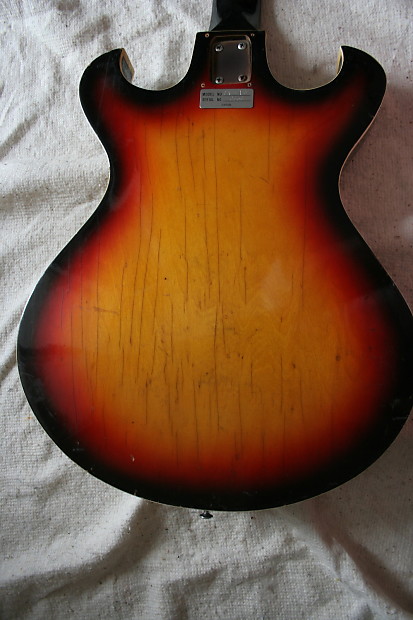 Idol (Teisco) PA-10 Hollowbody 1967 2 Color Sunburst | Reverb